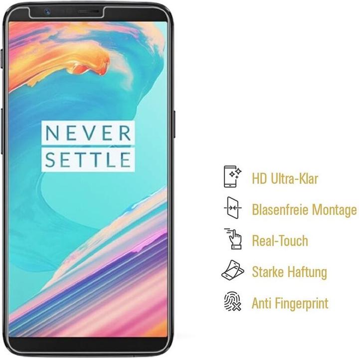Actual product image Protectorking 6x Premium screen protector 3D CLEAR (6 Piece, OnePlus 5T)