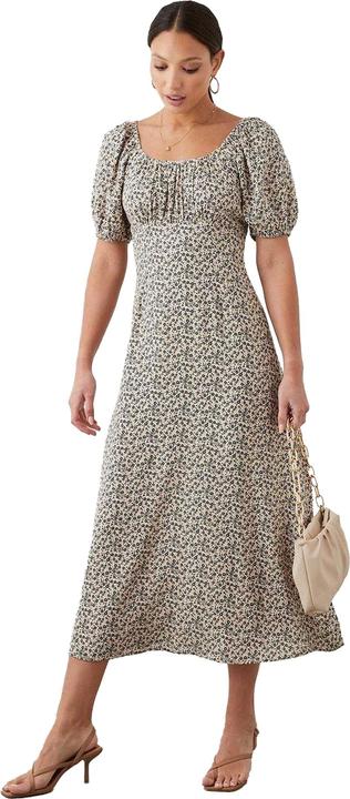 Immagine prodotto Dorothy Perkins Donna/Ladies Vestito midi increspato con stampa ditsy (42)