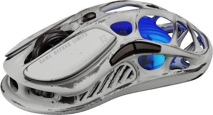 Produktbild Gravastar Mercury M1 Pro Wireless Gaming Mouse Battle-Worn Version Silver Mist 4K Dongle (Kabelgebunden)