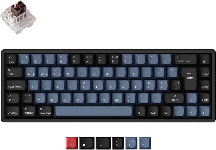 Image du produit Keychron K6 Pro (CH, Filaire, Sans fil)