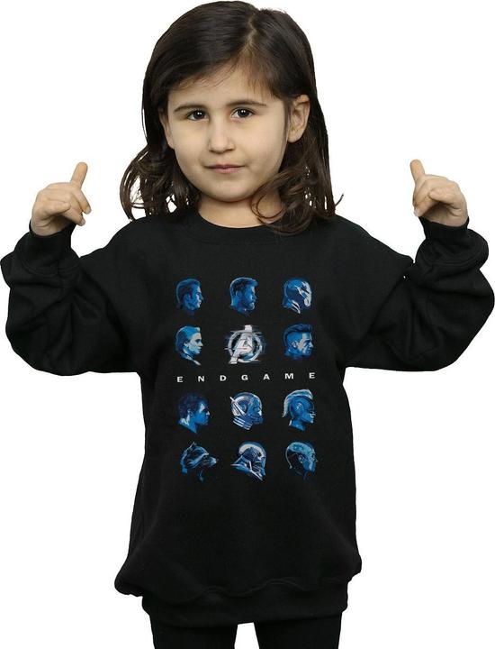 Produktbild Mädchen Avengers Endgame Charakter Lineup Sweatshirt (152, 158)
