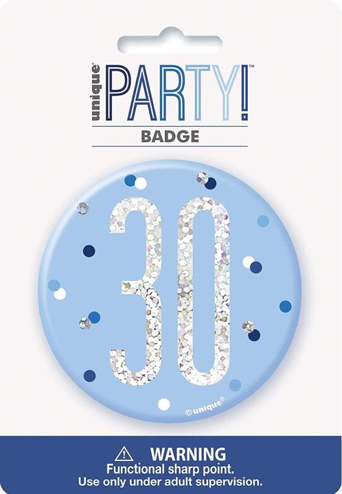Produktbild Unique Party Prismatisch Abzeichen 30. Geburtstag