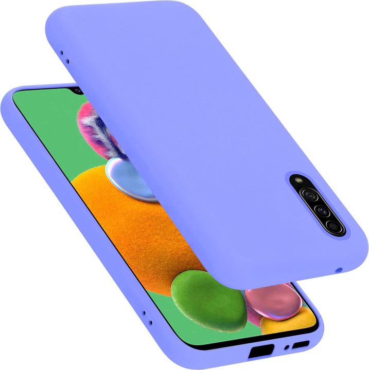 Actual product image Cadorabo TPU Liquid Silicone Case Cover for Samsung Galaxy A90 5G (Samsung Galaxy A90 5G)