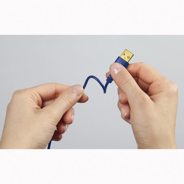 Actual product image Hama USB-C cable "Flexi-Slim (0.75 m, USB 2.0)