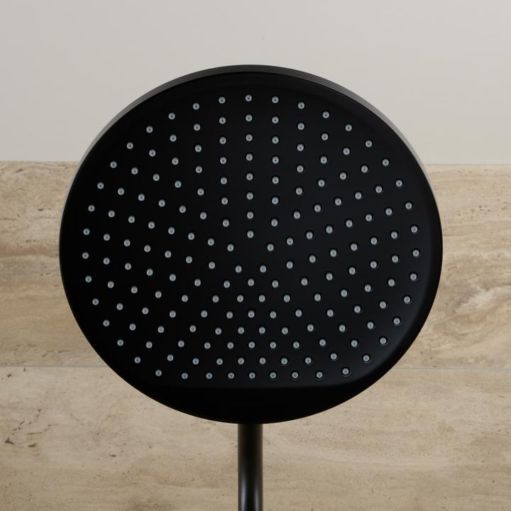 Produktbild hansgrohe HG Kopfbrause Crometta S 240, 1 jet, EcoSmart mattschwarz (1 Strahlarten, 9 l/min)