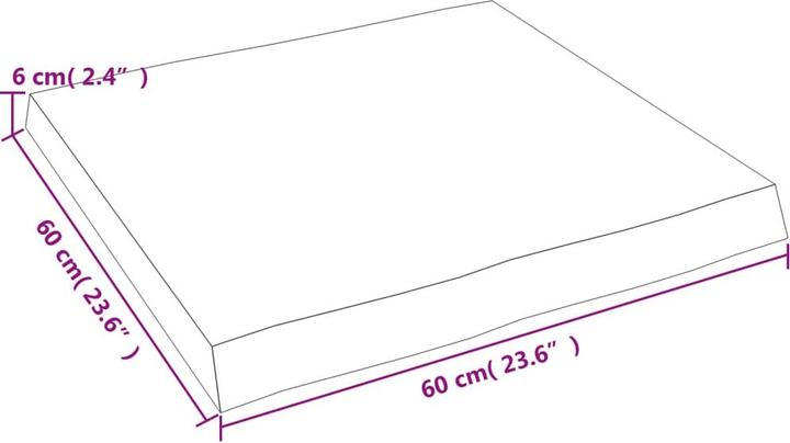 Produktbild VidaXL Nili (60 x 60 x 6 cm)