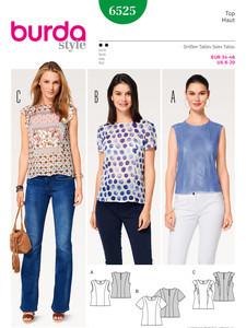Schnittmuster Top + Bluse Teilungsnähte