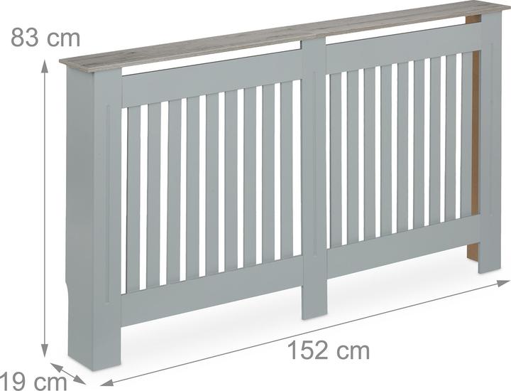Actual product image Relaxdays HeizkÃ¶rperverkleidung mit Lamellen