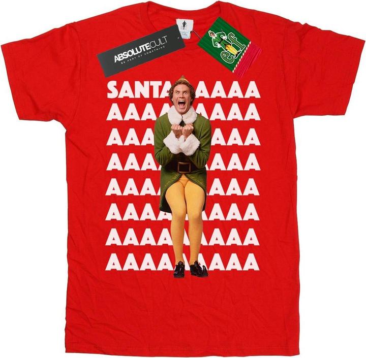 Elf Buddy Santa Scream TShirt Mädchen