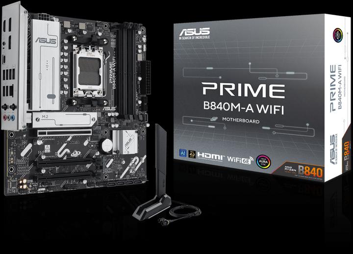 Produktbild ASUS PRIME B840M-A WIFI (AM5, AMD B840, mATX)