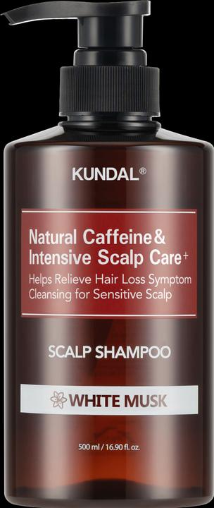 Actual product image Kundal Caffeine Shampoo White Musk 500ml (500 ml)