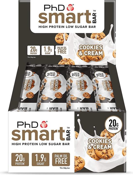 Actual product image PhD Nutrition Smart (Cookies & Cream, 12 pcs., 768 g)