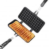 Actual product image Quttin aluminum double waffle pan