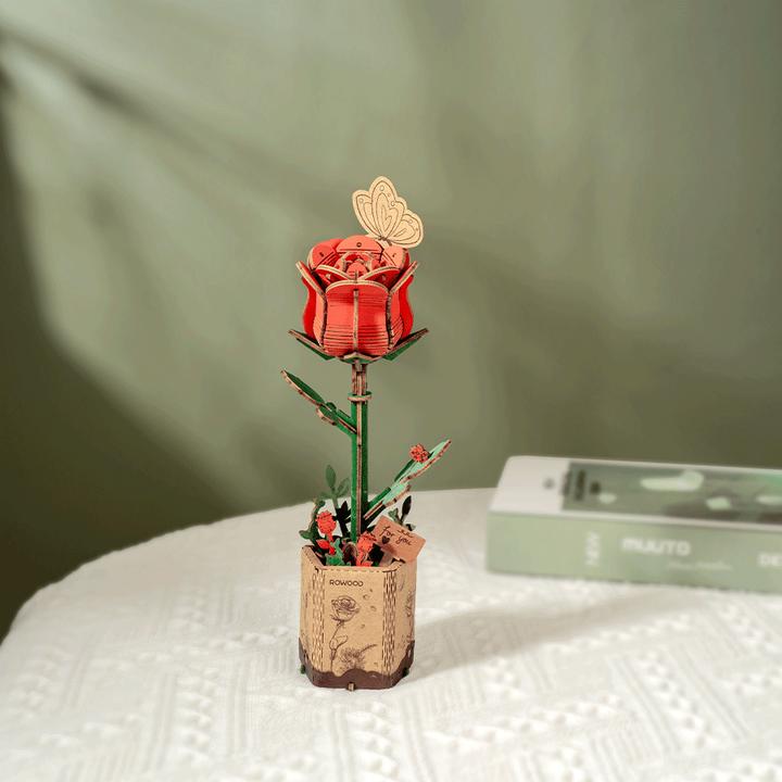 Produktbild Robotime TW042 - Rote Rose