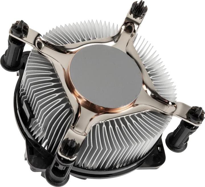 Actual product image Akasa Copper Core Cooler for Intel LGA1700 up to 125W TDP. pushpin (63.20 mm)