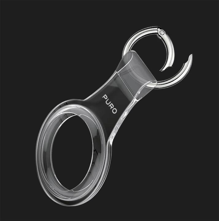 Image du produit Deltaco Puro NUDE Porte-clés Apple Airtag avec étui - Transparent