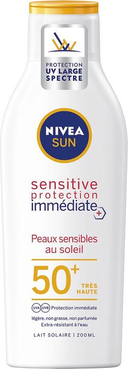 Immagine prodotto NIVEA Latte Sun Sensitive Spf50 (200 ml) (Latte solare, SPF 50, 200 ml)