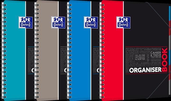Actual product image Oxford Organiserbook (A4+, Checked, Hardcover)