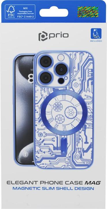 Produktbild prio elegante Handyhülle MAG für iPhone 12 Pro Max blau (Apple iPhone 12 Pro Max)