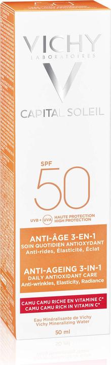 Actual product image Vichy Capital Soleil 3-in-1 (Sun cream face, SPF 50, 50 ml, 72 g)