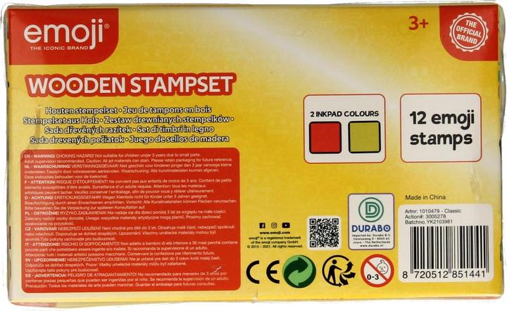 Produktbild Emoji-Stempelset aus Holz