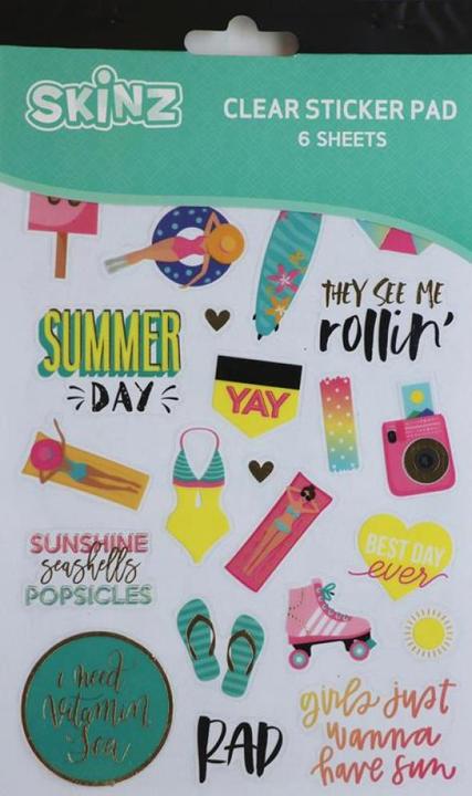 Image du produit Folia Livre d'autocollants, Summer Fun