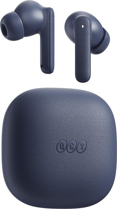 Actual product image QCY TWS Buds T43 ANC Headphones (blue) (ANC, Wireless)