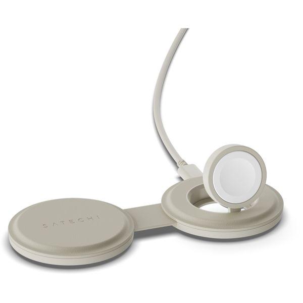 Actual product image Satechi OntheGo 2-in-1 Wireless Charger mit Qi2 (15 W)