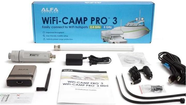 Image du produit Alfa Network Camp-Pro 3 (433 Mbit/s)