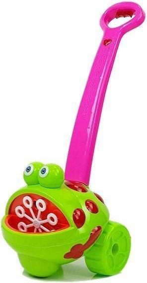 Produktbild Lean Toys Seifenblasenmaschine Frosch Su Pink Hand Musik Lichter