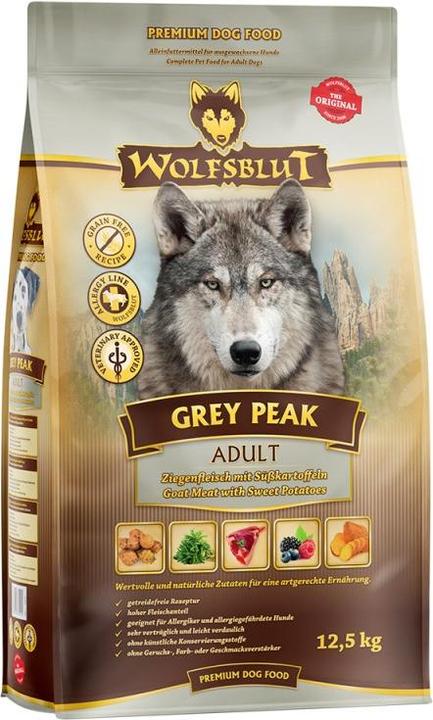 Immagine prodotto Wolfsblut Cibo secco per cani Grey Peak Adult, 12,5 kg (Adulto, 1 pz., 12500 g)