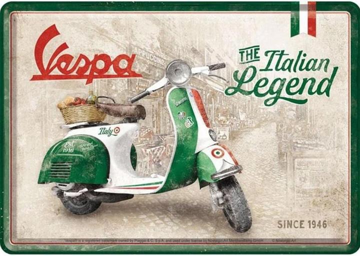 Actual product image Nostalgic-Art Merchandising Postcard Vespa 14 x 10 cm (1 pcs.)