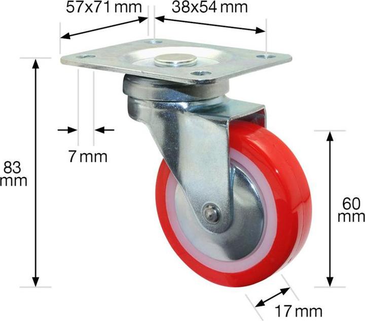 Produktbild Wagner System Lenkrolle