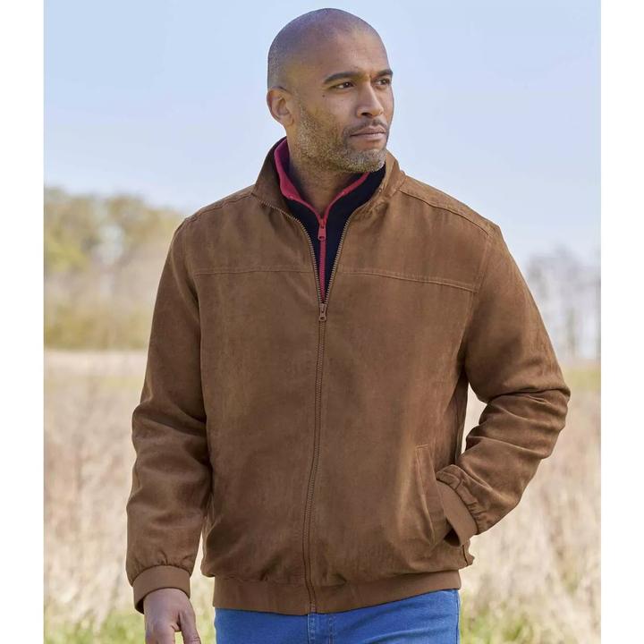 Image du produit Atlas For Men Veste aspect daim avec doublure polaire (4XL)