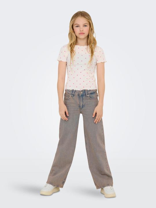 Actual product image Only KOGBAXTER Hohe Taille Weiter Beinschnitt Jeans Jeans mit weitem Bein (140)