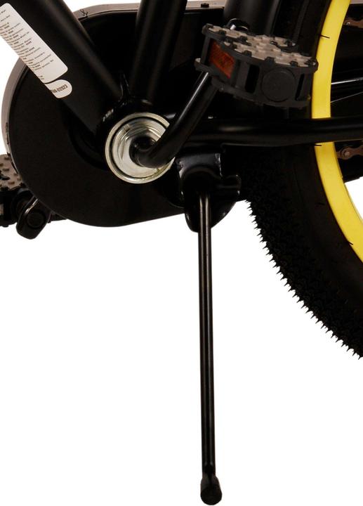 Image du produit Volare Vélo enfant Thombike - Garçons - 18 pouces - noir-jaune - freins à deux mains (18")