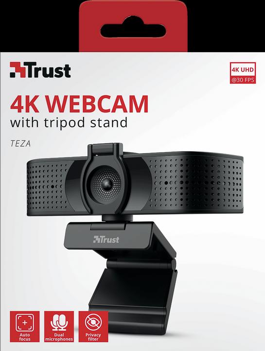 Actual product image Trust 4K Ultra HD Webcam (8.60 Mpx)