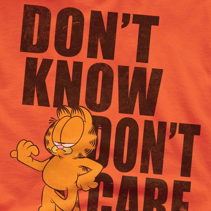 Immagine prodotto Garfield Don't Know Don't Care Maglietta Uomo (L)