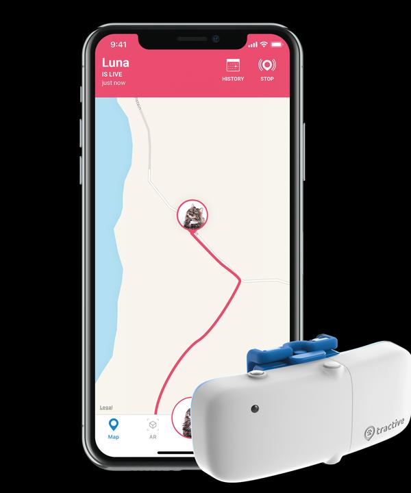 Actual product image Tractive GPS tracker for cats with activity tracking (Cat, Walks)