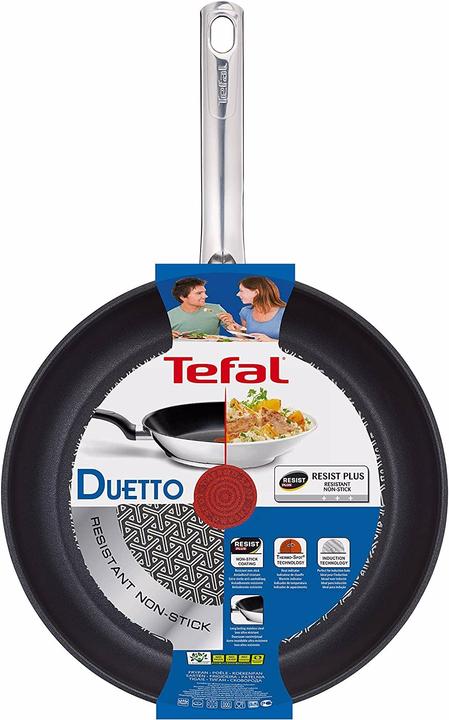 Actual product image Tefal Duetto (28 cm, Frying pan, Stainless steel)