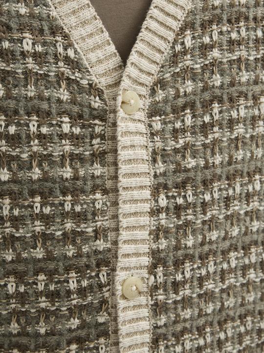 Produktbild Jack & Jones All Over Print Strickjacke Strickjacke (M)
