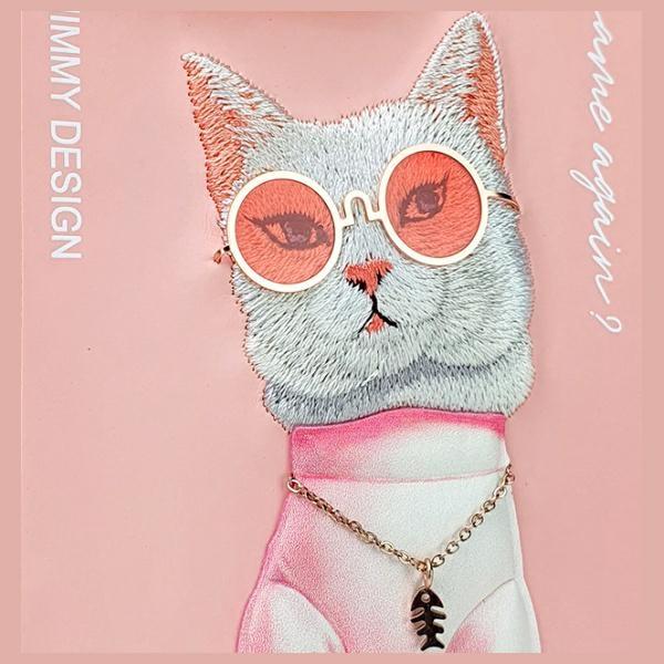 Immagine prodotto Nimmy case iPhone 15 Pro 6.1" pink Glasses Cool Cat (Apple iPhone 15 Pro)