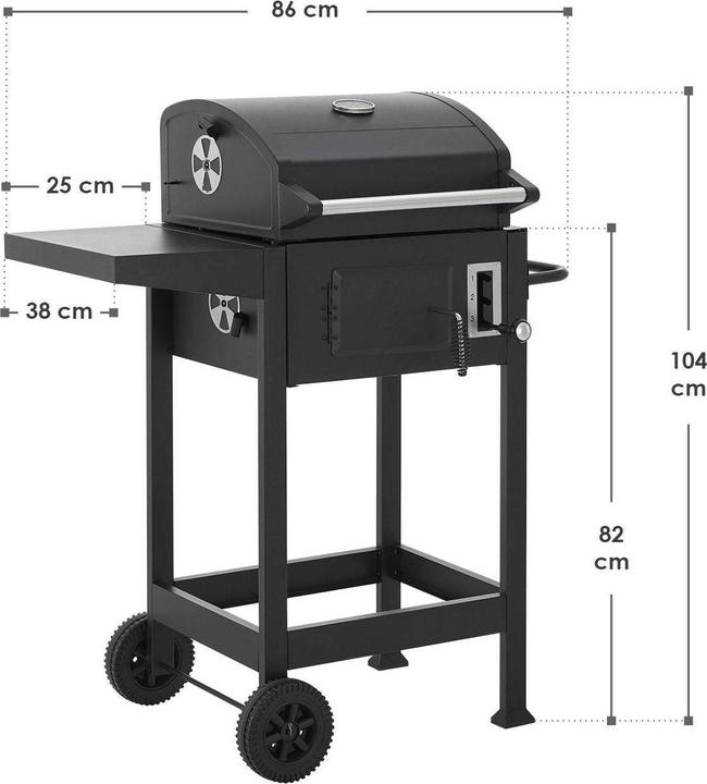 Actual product image Juskys BBQ charcoal grill Grill grate (40 cm)