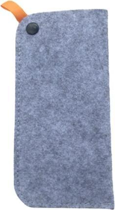 Immagine prodotto Bekos Custodia per occhiali in feltro morbido di colore grigio chiaro