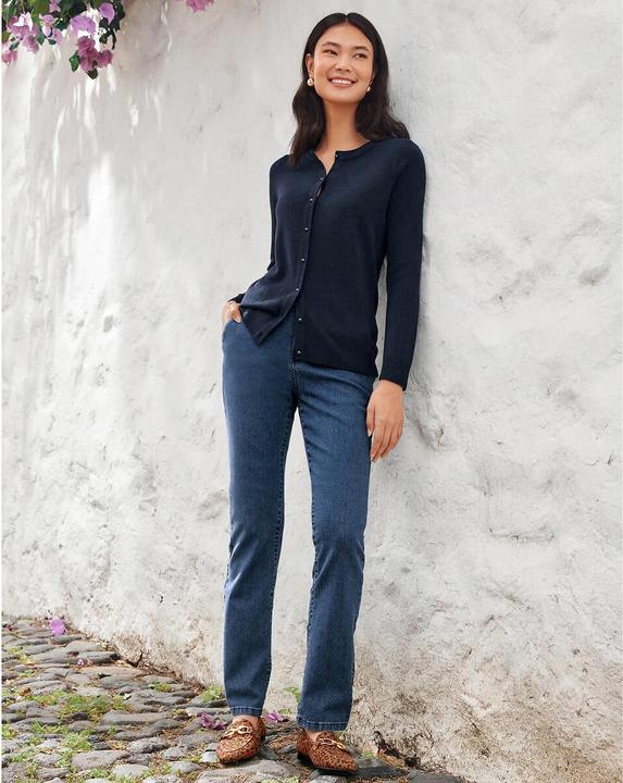 Image du produit Anne Weyburn Cardigan à encolure ronde et patte de boutonnage (38)