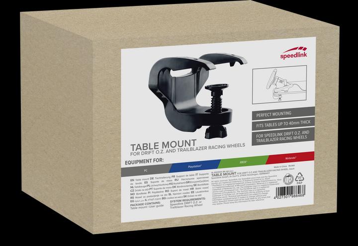 Produktbild Speedlink Table Mount for DRIFT O.Z and TRAILBLAZER Racing Wheel, black (PS4, PS3, Switch, PC)