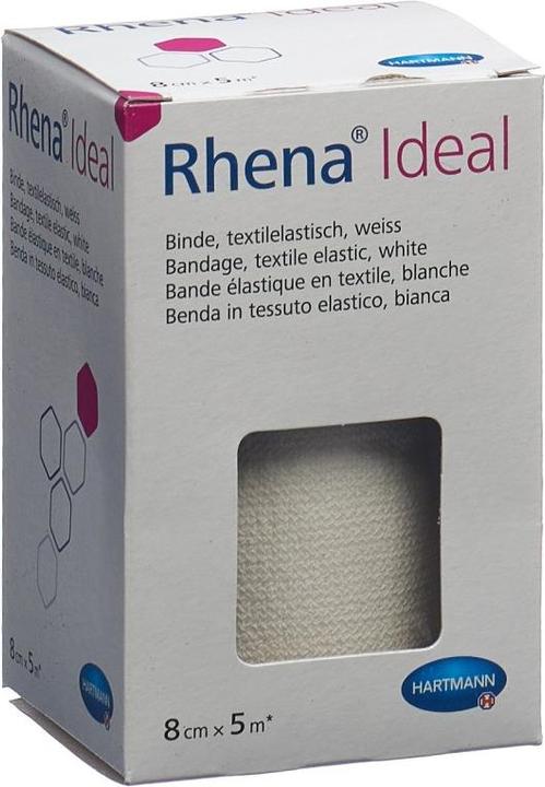 Rhena Ideal Elastische Binde 8cmx5m weiss