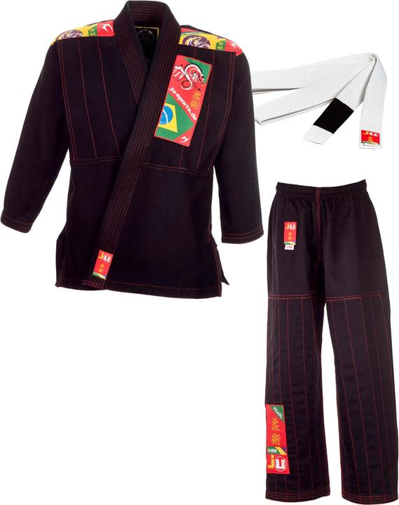 Ju-Sports BJJ-Anzug Kids schwarz