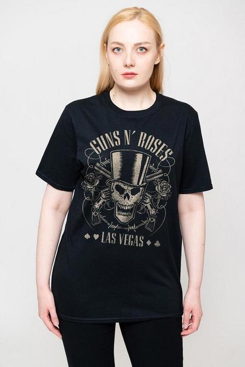 Produktbild Universal Textiles Top Hat Skull & Pistols Las Vegas TShirt (XL)