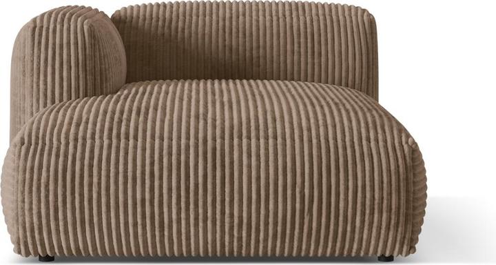 Actual product image Micadoni Modular Chaise Longue Left, "Martina", 1 Seat, 176x123x75 Made in Europe (Chaise longue)
